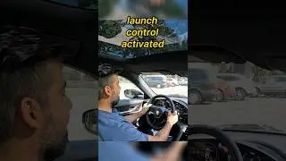 Launch Control In The 2025 Porsche Taycan Is Wild! #shorts