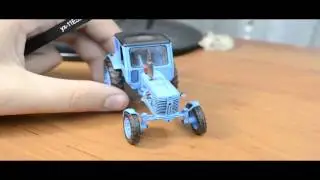 Трактора люди машины Модель трактора МТЗ-50 Model MTZ-50