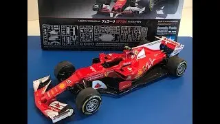 Building the New Tamiya 1/20 FERRARI  SF70H Formula One