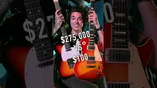 $275,000 VS $100 GUITAR!! WORTH IT??🤭🎸