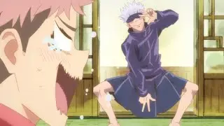 Nobara trying to find her skirt meanwhile Gojo | Jujutsu Kaisen FUNNY SCENE