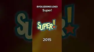 Evoluzione Logo - Super! (2010-2024) #evolution #logo