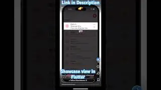 Flutter package for showcase view in your app. Link in description 