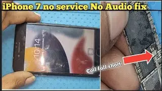 iPhone 7 No service no network || All Audio options Hide fix