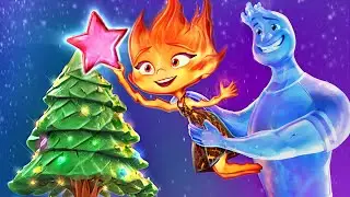 Ember and Wade from Elementals Christmas Parenting Hacks!Good Parents vs Bad Parents! Fire vs Water