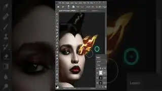 Fire Effect in Photoshop Tutorial By || Brightness40 Photography || #short