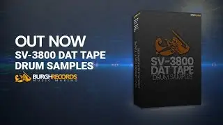 Old School Drum Samples | SV-3800 DAT-Tape