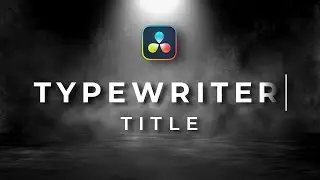 How to create a Typewriter Text Effect in Davinci Resolve? (FREE PRESET)