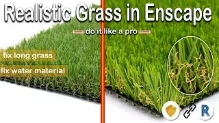 REALISTIC GRASS in Enscape - Revit-Enscape workflow
