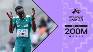 🇦🇺's Gout Gout flies to 20.77 in 200m heats | World Athletics U20 Championships Lima 2024