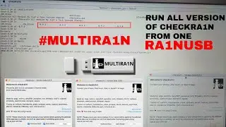 Run any version of checkra1n from one ra1nusb|Jailbreak iOS 12/iOS 13-13.7|Bypass icloud ios 12/13|