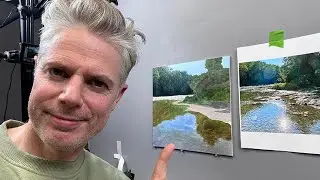 Live oil painting: Watch the Process Unfold