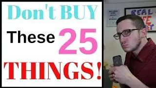 Minimalist Frugal Living - 25 Things I DON'T BUY! (Worth It?) 💸