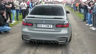 Cars Leaving a Car Meet!