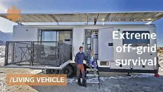 Couple's stunning home-on-wheels produces water, has solar awnings