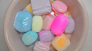 20 pieces SOAKED SOAP🌊🧽🤤💧MUSHY  ASMR/20 шт РАЗМОКШЕГО  МЫЛА  РАЗНЫХ ФИРМ/Very satisfying relax sound