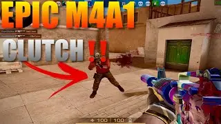 Standoff 2 M4A1 Bubblegum insane comeback Gameplay‼️