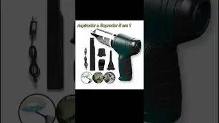 Aspirador e Soprador Portátil 5 em 1  Alta Potência e Multifuncional para Limpeza Completa ! R$39,99