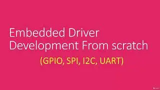 Mastering Microcontroller with Embedded Driver Development - learn Embedded Systems