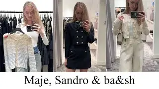 Shopping spree and try on: Sandro, Maje and ba&sh