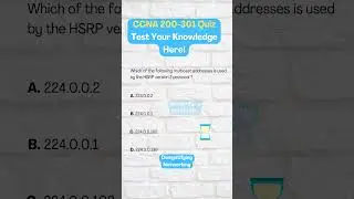 CCNA Quiz 55 HSRP V2 Multicast address: 