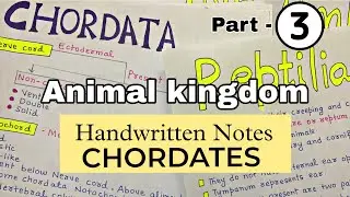 Animal kingdom Part - 3 | Chordates | NCERT | NEET 2025 #neet2025