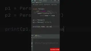 Class with Default Values in Python 