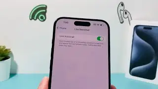 How to Turn ON / OFF Live Voicemail on iOS 17