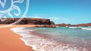 Walking in Tindaya Beach . Fuerteventura . Canary Islands . Spain (Real Ambience sound)