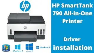 HP Smart Tank 790 Wi Fi All-in-One printer driver installation | HP 790 complete setup | TechVidz