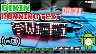 Bikin Running Text WiFi Murah! Ganti Text Via Web | Esp8266 IOT Project | Arduino