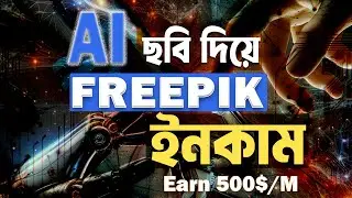 Ai ছবি দিয়ে Freepik থেকে ইনকাম | Earn money online with AI Photos | Earn money Freepik with AI image