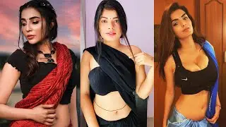 Hot Girls Saree Compilation TikTok and Reels and others social Media | Hot Saree Girls in 2022