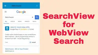 SearchView for WebView in Sketchware