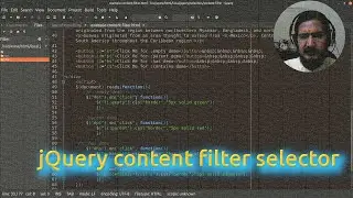 jQuery content filter selector