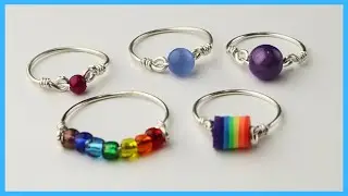 Day 1 - 10-Day Rings to Make & Sell Challenge // Easy Wire Ring Tutorial