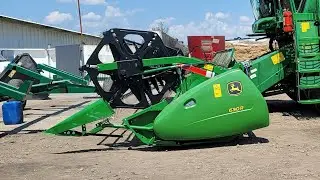 Налаштування нової жатки  John DeereR 630під комбайн John Deere S760/На що потрібно звертати увагу?