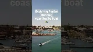 Exploring Perth's stunning coastline by boat 🚤
