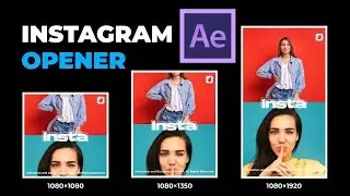 Instagram Logo Opener | Video Templates | After Effects Templates