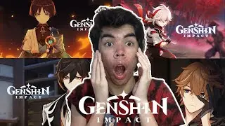 NEW GENSHIN Player Reacts to EVERY Genshin Impact Character Teaser