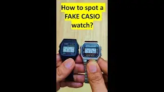 How to spot a FAKE Casio watch? 