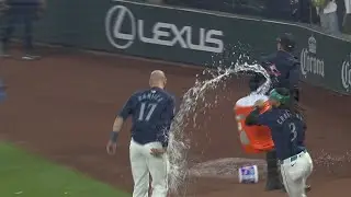 Mitch Haniger Postgame Interview after Hitting Walk Off Hit in the 10th