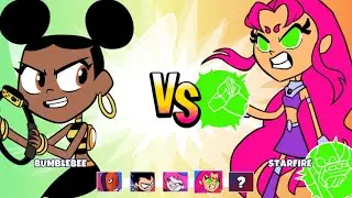 Teen Titans Go: Jump Jousts 2 - Not A Good Idea To Anger Starfire (CN Games)
