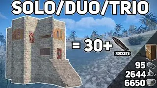 RUST | ГАЙД | АНТИ-РЕЙД ДОМ ИЗ КИБИТКИ ДЛЯ SOLO/DUO/TRIO 2021