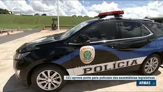 CCJ aprova porte de arma para policiais de assembleias legislativas