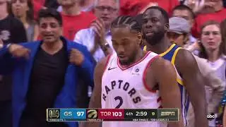 Astonishing final 5 mins of 2019 NBA Finals Game 5 Golden State Warriors vs Toronto Raptors