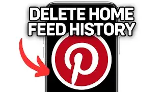 HOW TO DELETE HOME FEED HISTORY ON PINTEREST 2024! (FULL GUIDE)