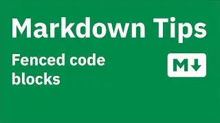 Markdown Tips — Adding code samples with syntax highlighting using fenced code blocks