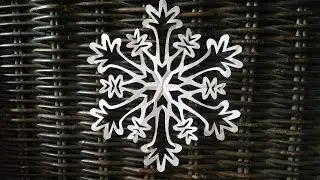Snowflake How to cut a snowflake from paper step by step Snowflake pattern Scheme