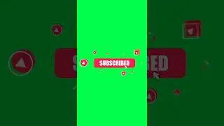 subscribe button green screen no copyright